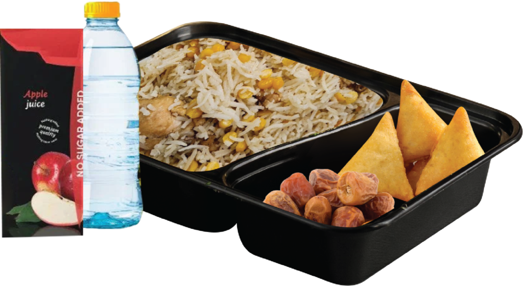 وجبة إفطار جاهزة صنعت في مناف الغذاء