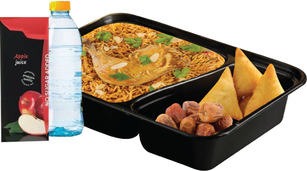 وجبة إفطار رمضان جاهزة ومتكاملة